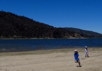 Wordpress weekly photo challenge: Free Spirit - running at Lake Hemet, California