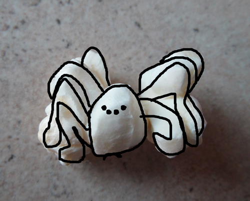 Popcorn art - spider