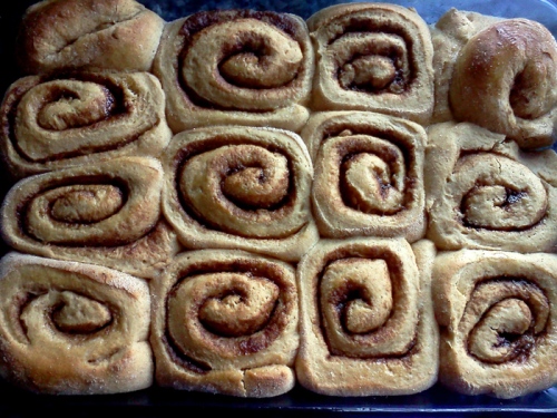 WordPress weekly photo challenge: Fresh homemade cinnamon rolls