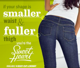 Old Navy sweetheart jeans
